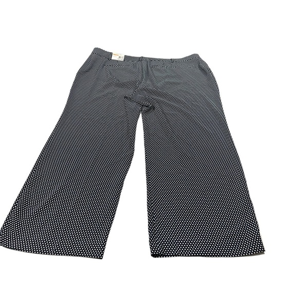 Charter Club Pant Shop Navy White Dots All Over Print Trousers Sz 24W 54x32 NWT - Picture 11 of 12